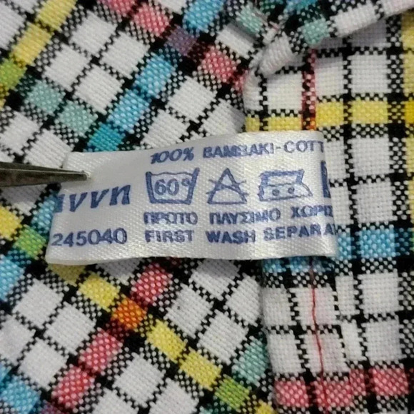 Vintage 1960's Greek Tie Back Full Artist Kitchen Cooking Apron - Picture 7 of 7